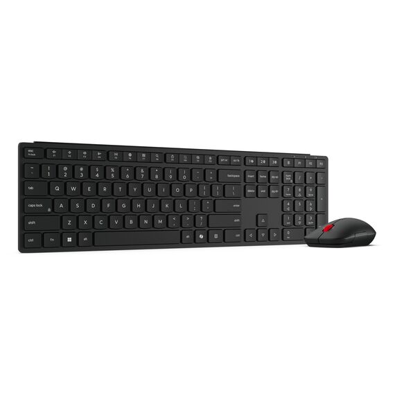Lenovo 4X31S04810 keyboard Mouse included Office RF Wireless + Bluetooth US English Black