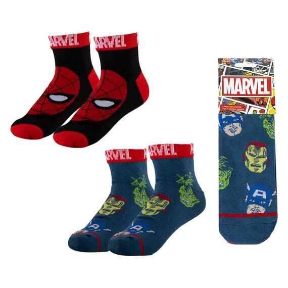 Marvel Socks 2-Pack Short 38-45