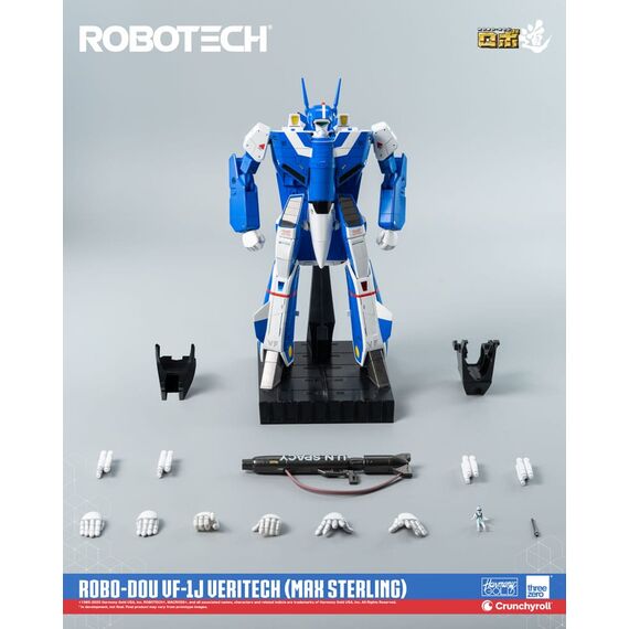 Robotech Action Figure ROBO-DOU VF-1J Veritech (Max Sterling) 20 cm
