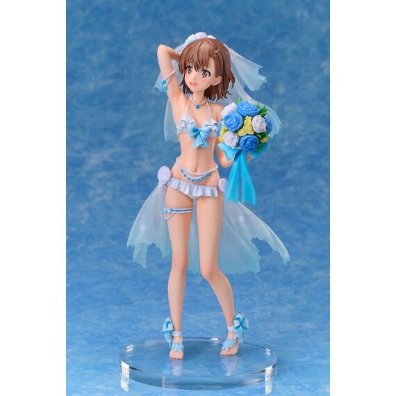 A Certain Scientific Railgun T PVC Statue 1/7 Mikoto Misaka Wedding Swimsuit Ver. 25 cm