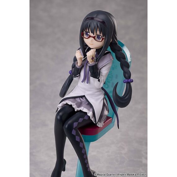 Puella Magi Madoka Magica The Movie: Rebellion PVC Statue Homura Akemi Tea Party Cake Song Ver. 18 cm