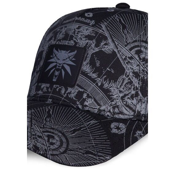 The Witcher Baseball Logo Black