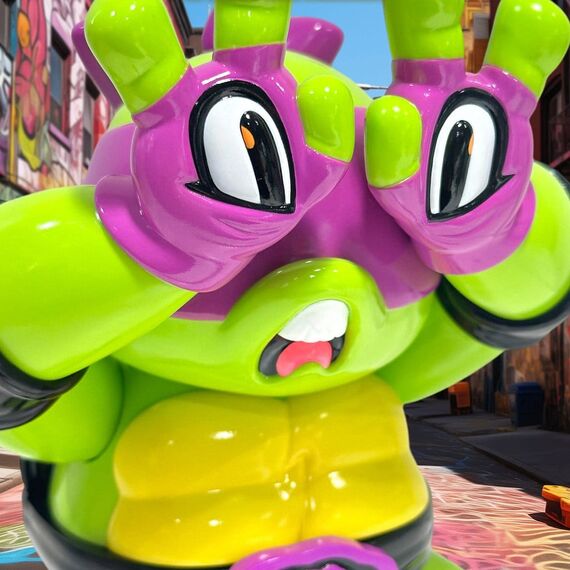 Teenage Mutant Ninja Turtles x Grape Brain Vinyl Figure Donatello 24 cm