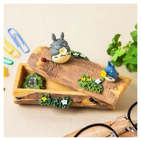 My Neighbor Totoro Diorama / Storage Box Totoro Trumpet 8 cm