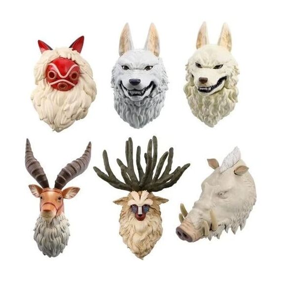 Princess Mononoke Magnete Mystery Box 3D Character Assortment (6)