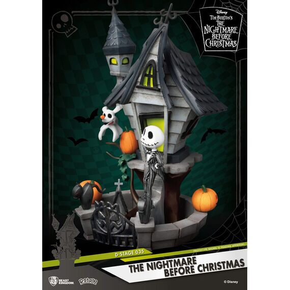 Nightmare before Christmas D-Stage PVC Diorama Jack's Haunted House 15 cm