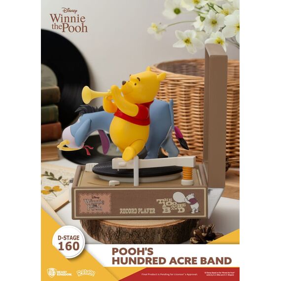 Winnie the Pooh Record Player Series PVC figure Pooh's Hundred Acre Band 12 cm