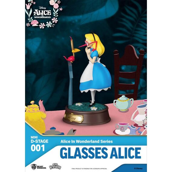 Alice in Wonderland Mini Diorama Stage Statues 6-pack 10 cm