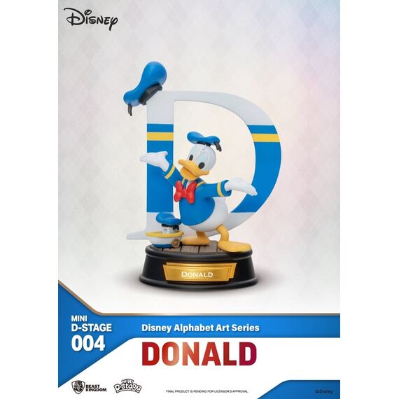 Disney Mini Diorama Stage Statues 6-pack Alphabet Art 10 cm