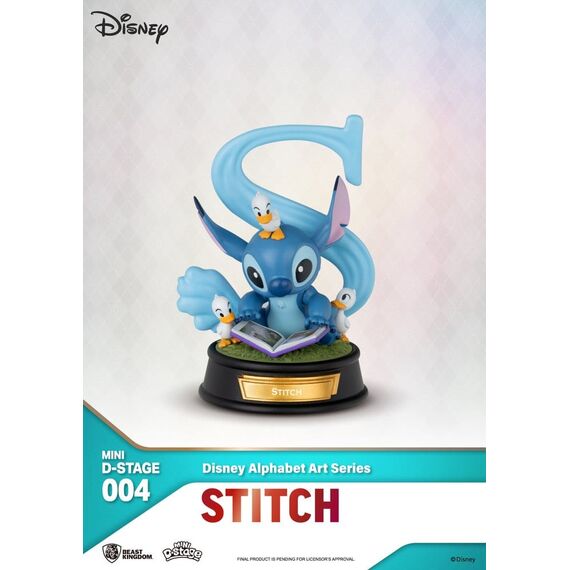 Disney Mini Diorama Stage Statues 6-pack Alphabet Art 10 cm