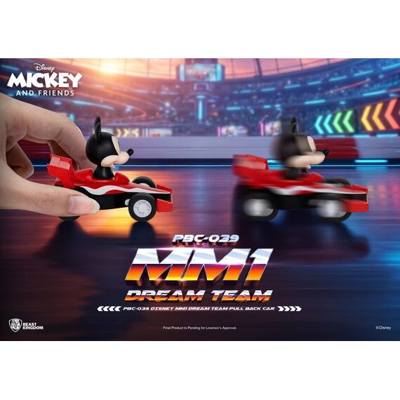 Disney Pull Back Car Mickey Mouse Dream Team Blind Box 5 cm Assortment (6)