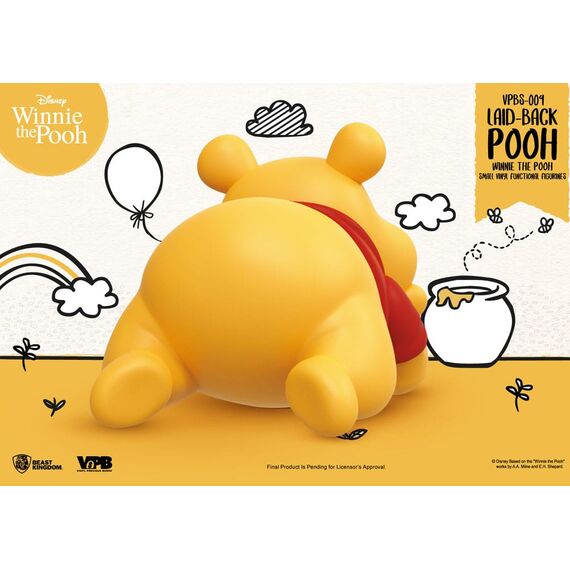 Winnie The Pooh Small Vinyl Bank laid-back Winnie 17 cm