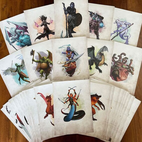 Dungeons & Dragons RPG Encounter Cards Challenge Rating 7+: Pack 1 *english*