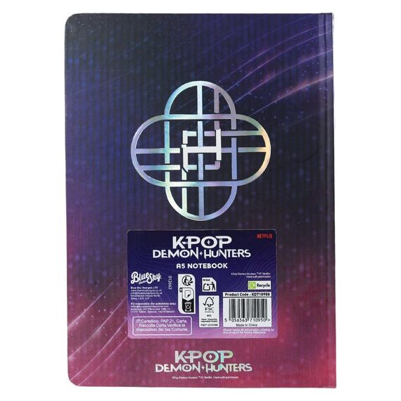 KPop Demon Hunters A5 Notebook Huntr/x