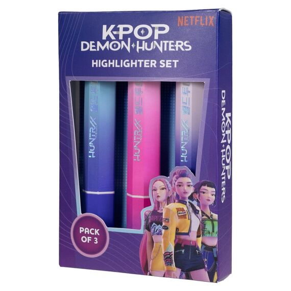 KPop Demon Hunters Highlighters 3-Pack Huntr/x