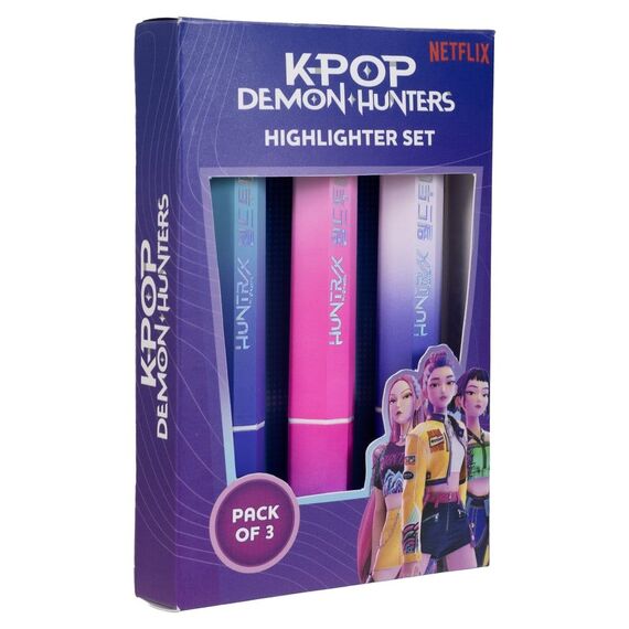 KPop Demon Hunters Highlighters 3-Pack Huntr/x
