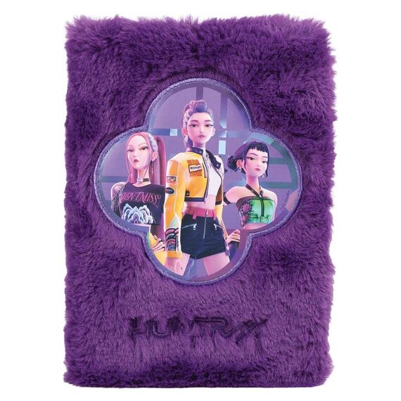 KPop Demon Hunters A5 Notebook Huntr/x Plush
