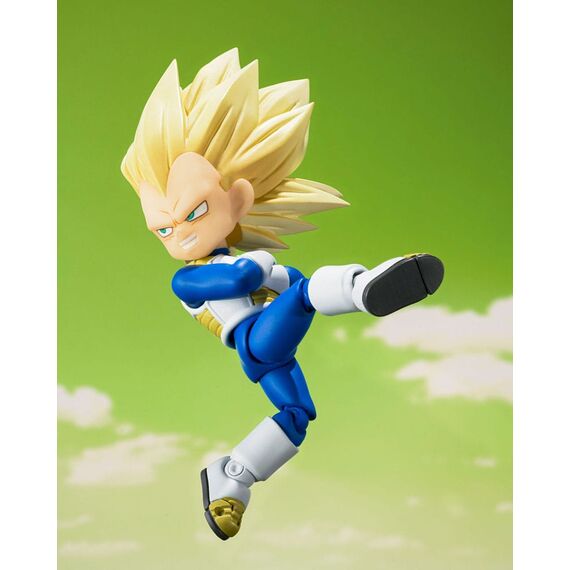 Dragon Ball S.H.Figuarts Action Figure Super Saiyan Level 3 Vegeta (mini) Daima 8 cm