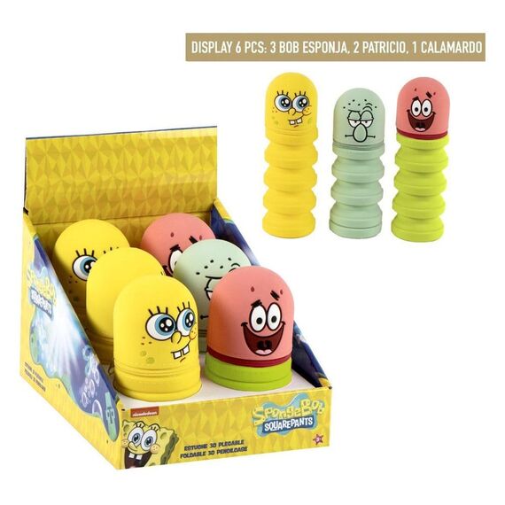 SpongeBob SquarePants Silicone Pencil Case Display (6)