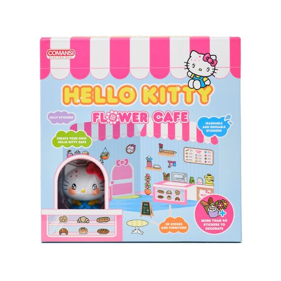 Hello Kitty and Friends Mini figure Sticker House Hello Kitty Flower Café