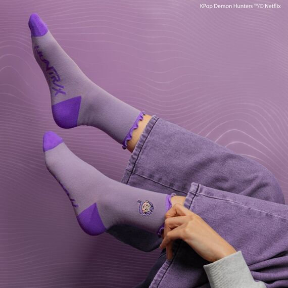 KPop Demon Hunters Socks Set of 3 HUNTR/X
