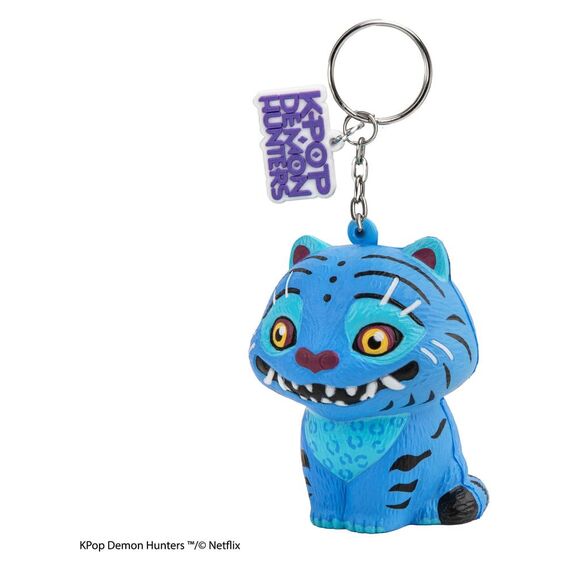 KPop Demon Hunters Squishy Keychain Derpy Tiger