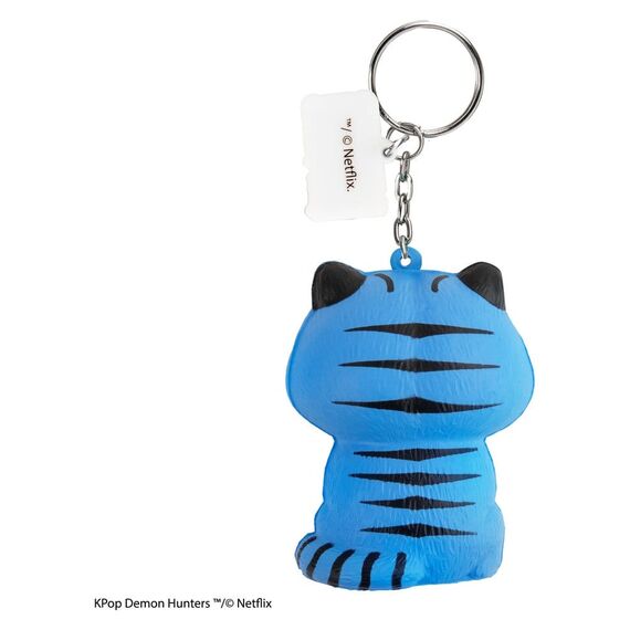 KPop Demon Hunters Squishy Keychain Derpy Tiger