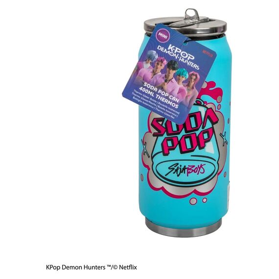 KPop Demon Hunters Thermal Straw Mug Soda Pop Can