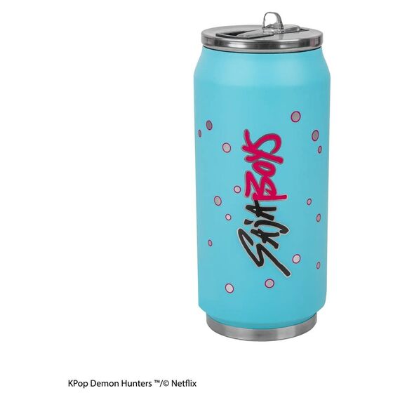 KPop Demon Hunters Thermal Straw Mug Soda Pop Can