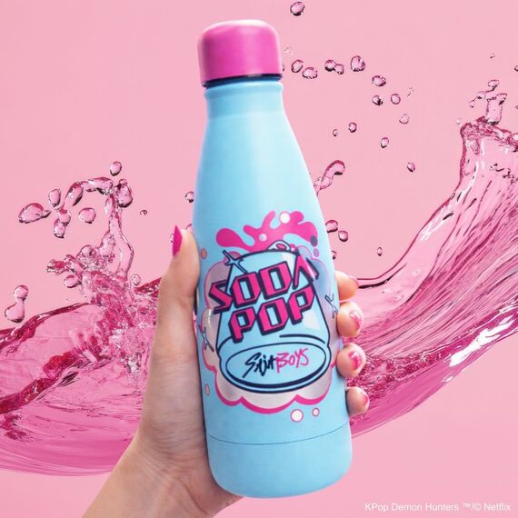 KPop Demon Hunters Mini Water Bottle Soda Pop