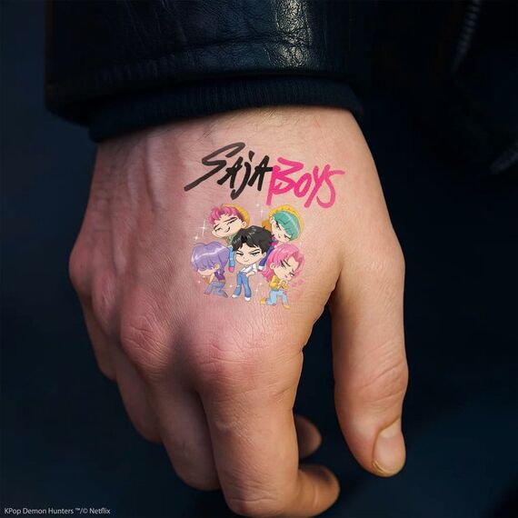 KPop Demon Hunters Tattoo Stickers KPop Demon Hunters
