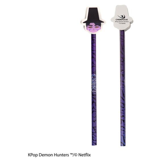 KPop Demon Hunters Pencil & Eraser Series 1 Display (30)
