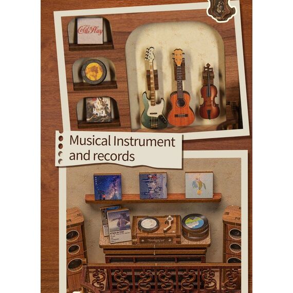 Book Nook The Secret Rhythm 23 x 11 cm