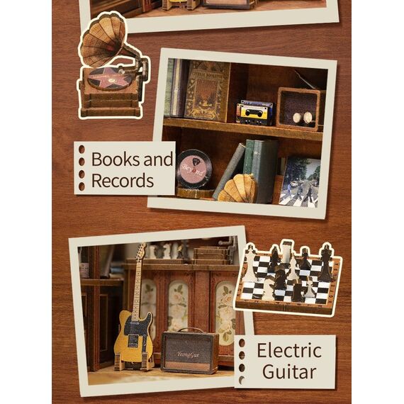 Book Nook The Secret Rhythm 23 x 11 cm