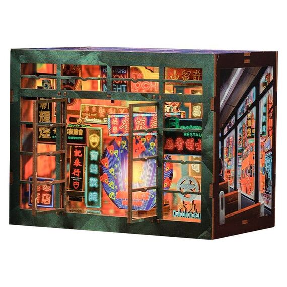 Book Nook Hong Kong Neon Light 13 x 17 cm