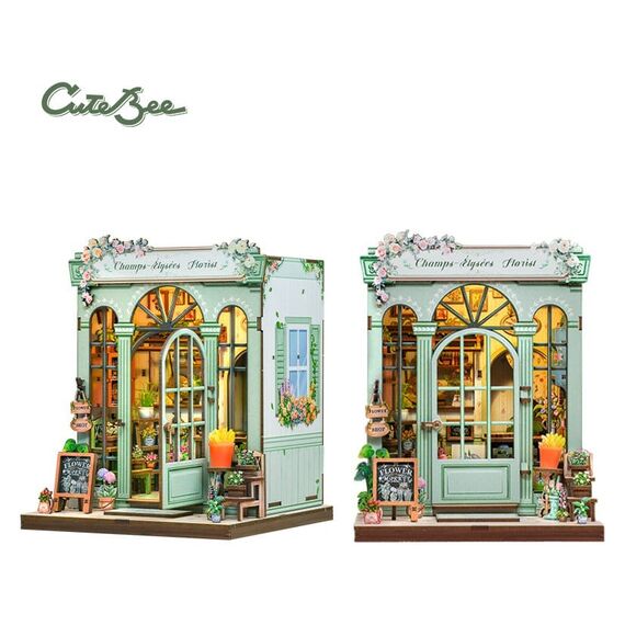 Miniature House Model Kit Champs-Élysées Florist 18 x 16 cm