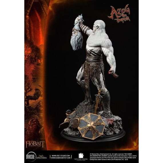 The Hobbit MS Series Statue 1/3 Azog The Defiler John Howe Signature Edition Edition 90 cm