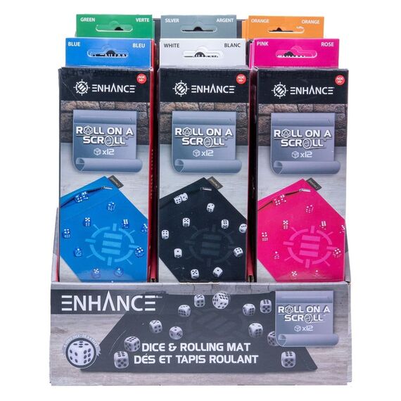 Enhance Tabletop Accessories Roll on a Scroll Multicolor Display (18)