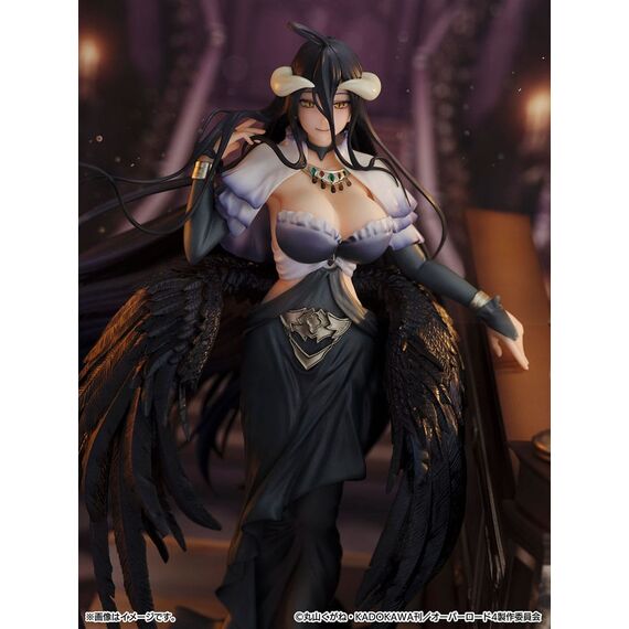 Overlord SHIBUYA SCRAMBLE FIGURE PVC Statue 1/7 Albedo Jet Black Dress Ver. 28 cm