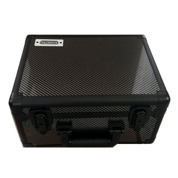 Evoretro Trading Card Suitcase Silver/Gray Small