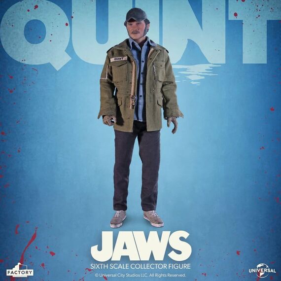 Jaws Action Figure 1/6 Quint 15 cm