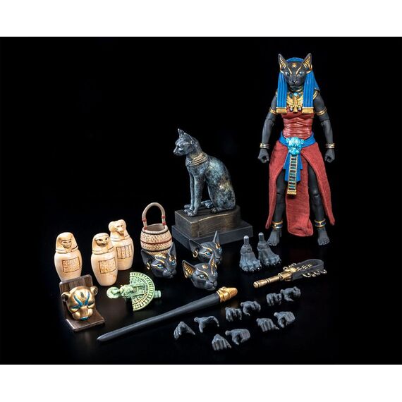 Figura Obscura Actionfigur Bastet Black & Red