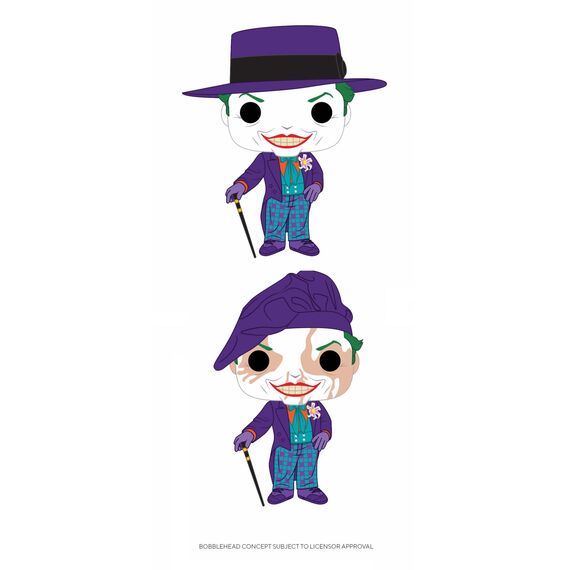 Batman 1989 POP! Heroes Figures Joker 9 cm Assortment (6)