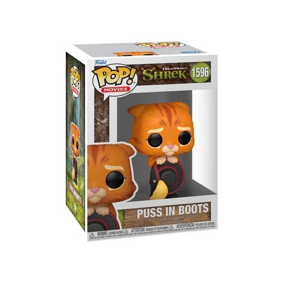 Shrek POP! Movies Vinyl Figure 30th Anniversary Puss in Boots 9 cm