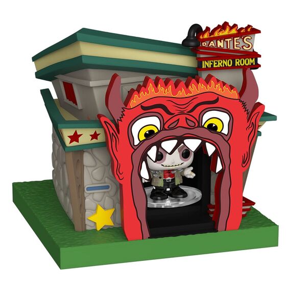 Beetlejuice Bitty POP! Towns Vinyl Figure Beetlejuice and Dante's Inferno Room