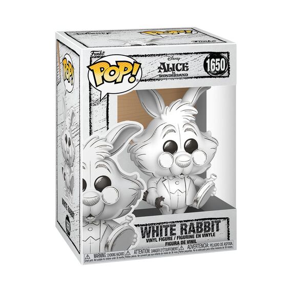Disney POP! Vinyl Figure Sketched- White Rabbit 9 cm