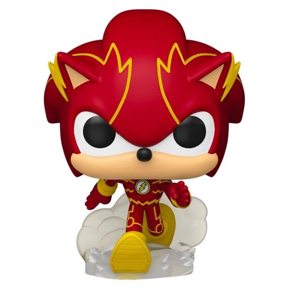 DC x Sonic the Hedgehog POP! Heroes Vinyl Figure Sonic as The Flash 9 cm