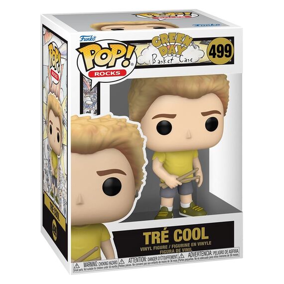Green Day POP! Rocks Vinyl Figure Tre Cool (Basket Case) 9 cm