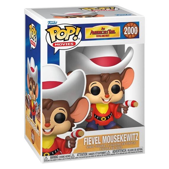An American Tail: Fievel Goes West POP Vinyl Figure Fievel Mousekewitz 9 cm