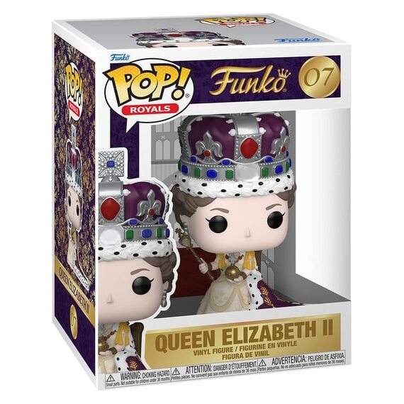 Queen Elizabeth II POP! Premium Vinyl Figure 100th- Queen Elizabeth II (Coronation) 9 cm